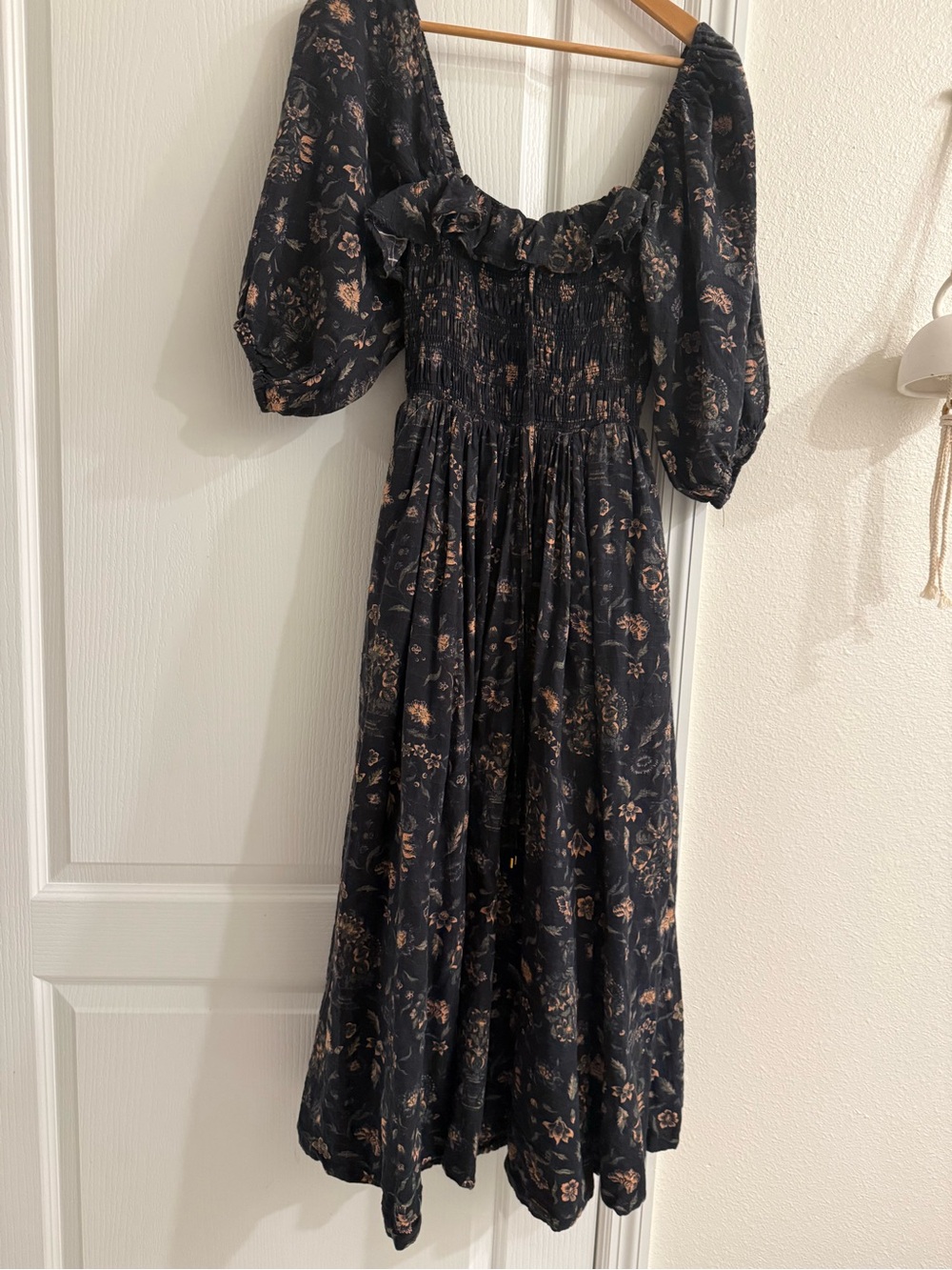 Free People Oasis Midi Dress with Blush Floral